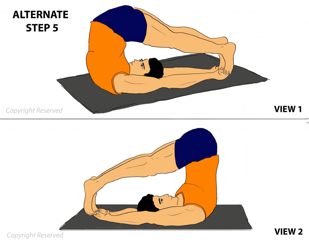 halasana alternate step 5