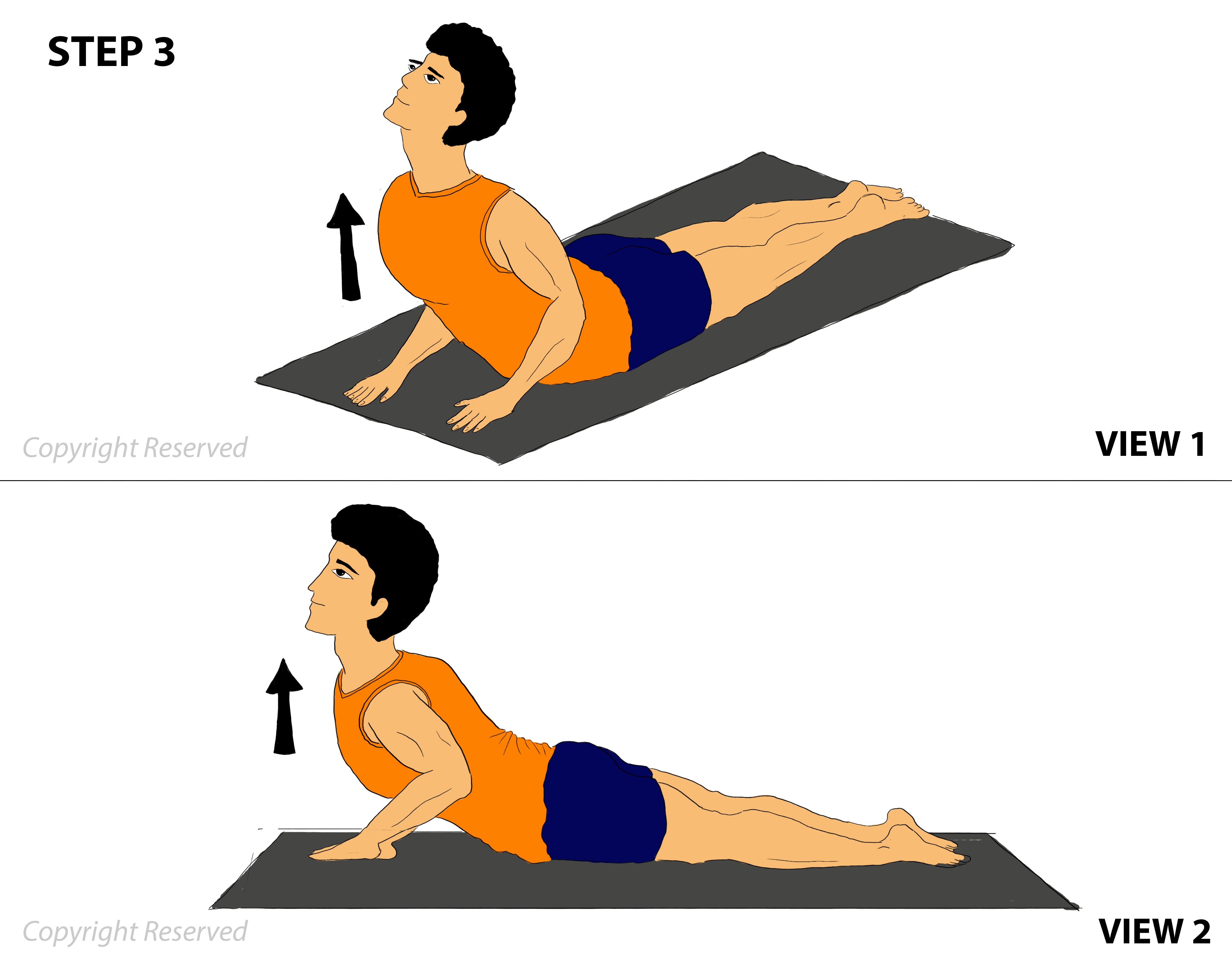 Best Yoga Poses Health Benefits Cobra Stock Illustration 2004800306 |  Shutterstock
