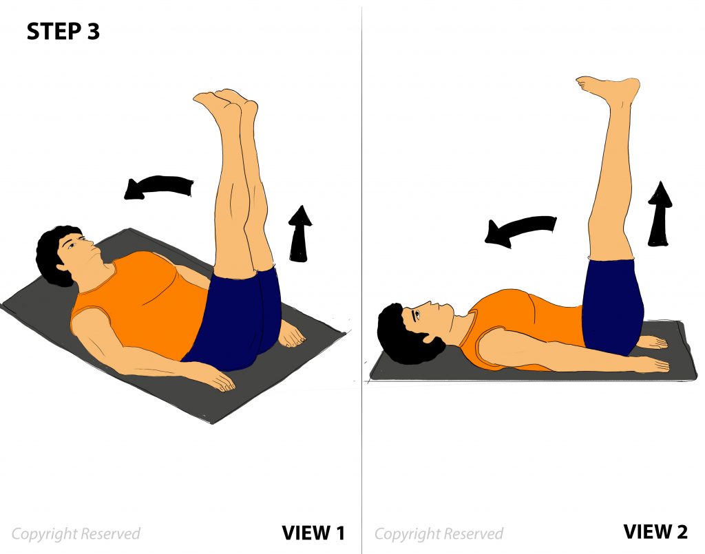 halasana step 3