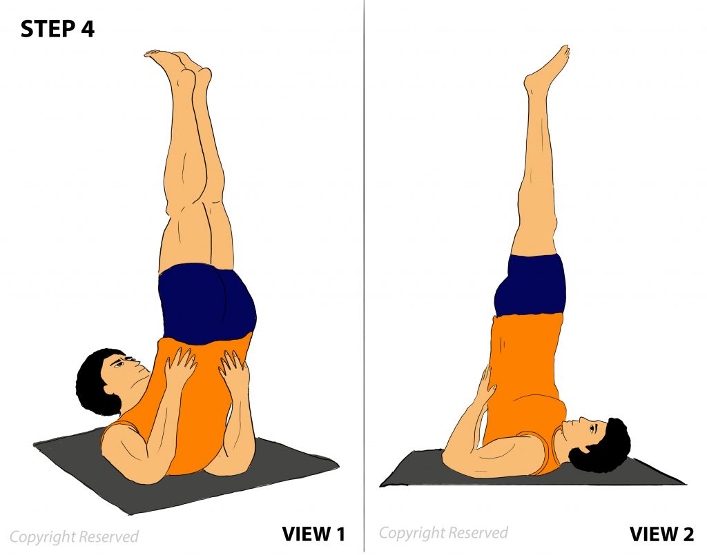 halasana step 4