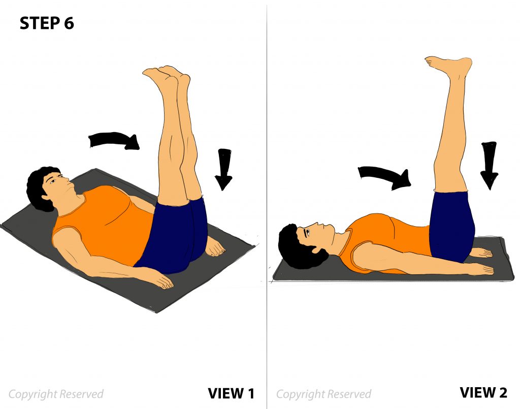 halasana step 6