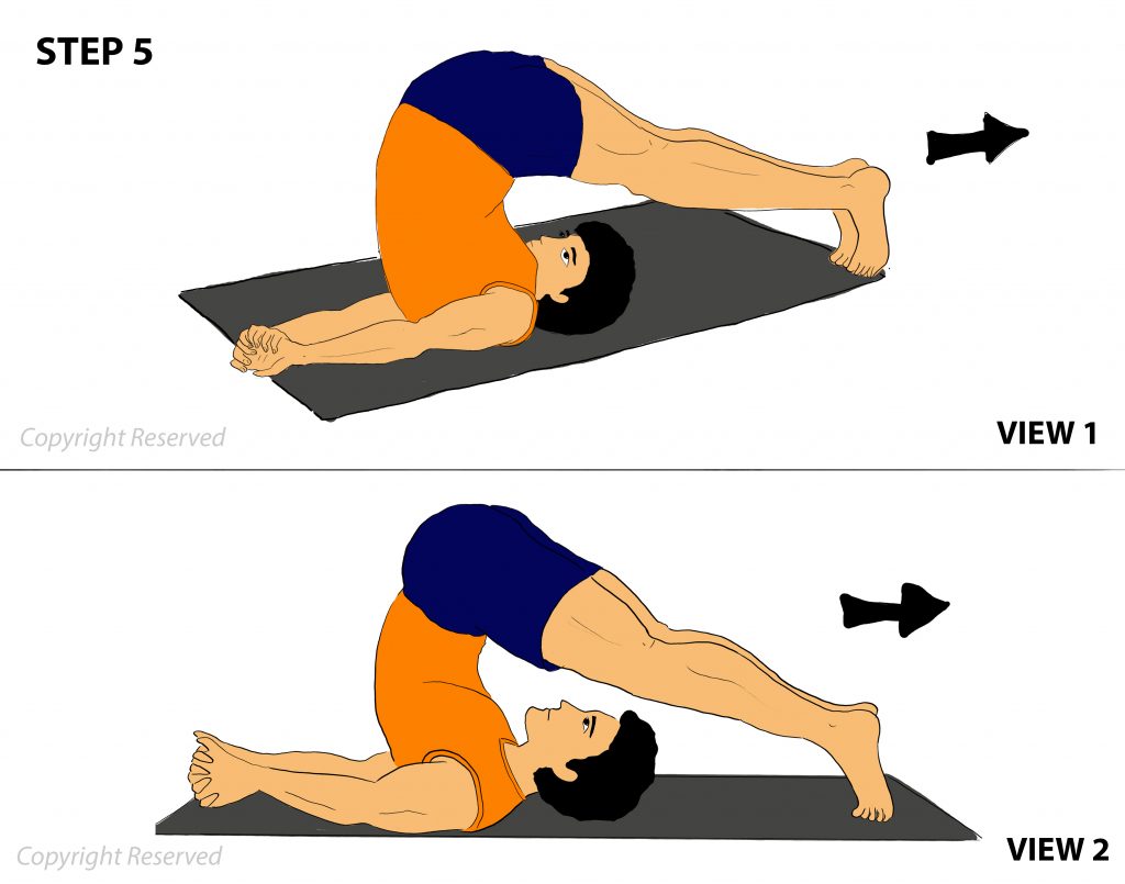 halasana step 5