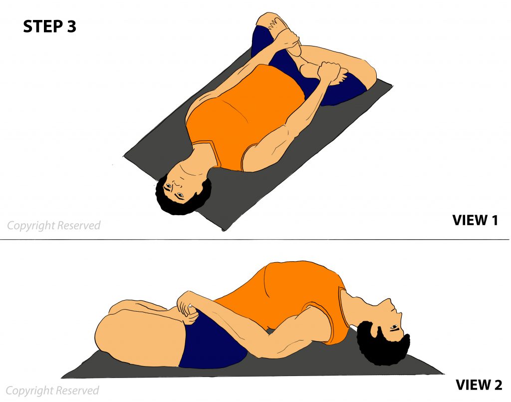 Matsyasana step 3