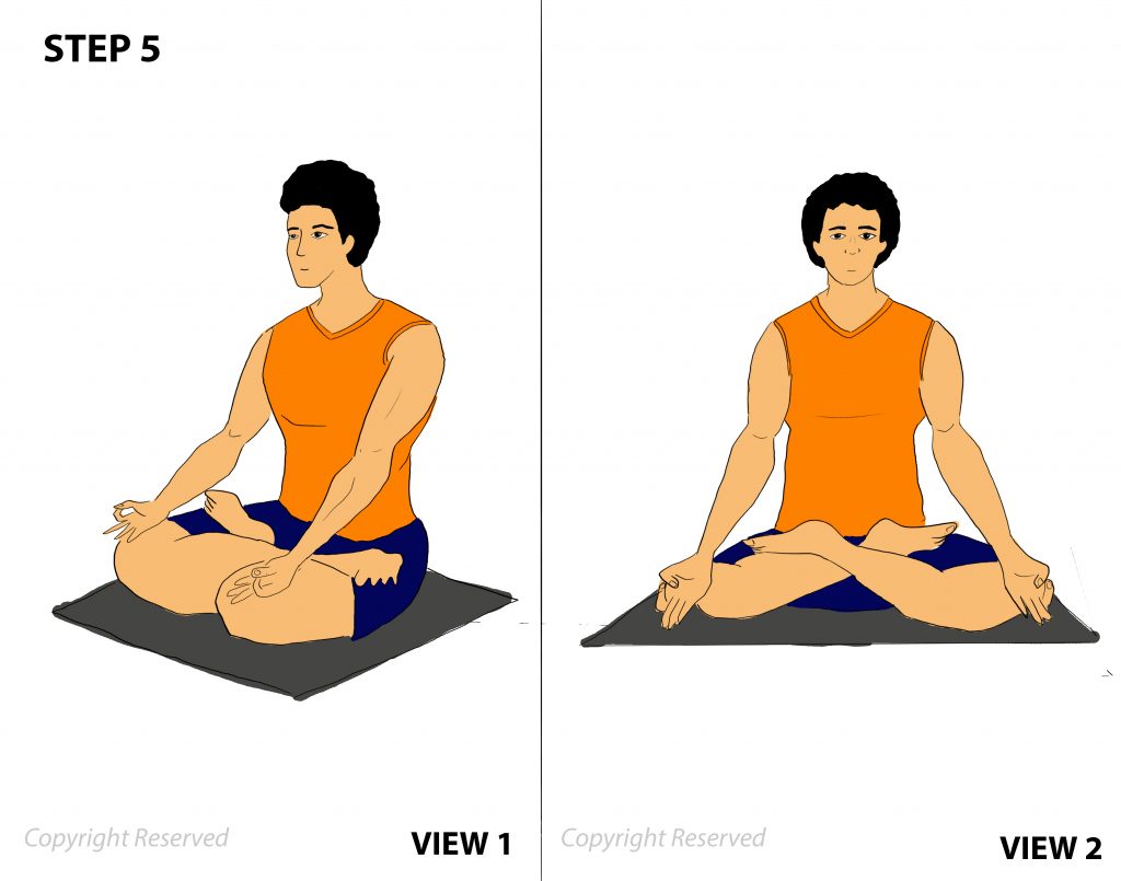 Matsyasana step 5