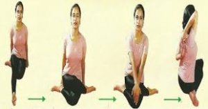 Step images of Gomukhasana